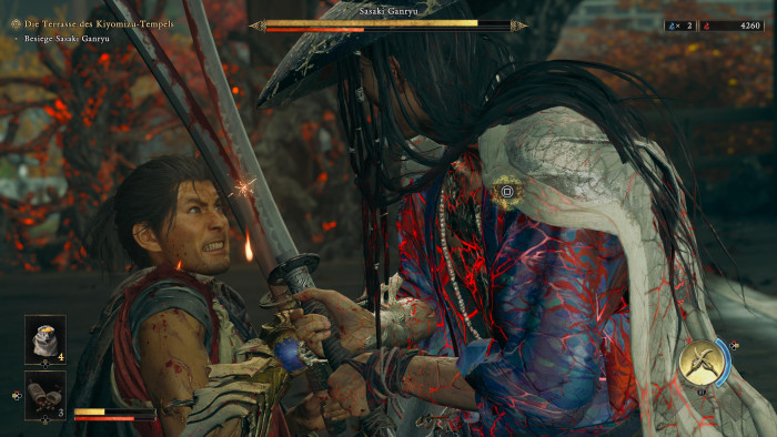 Die Kämpfe sind dramatisch und emotional inszeniert. (Bild: Capcom / Screenshot: Golem)